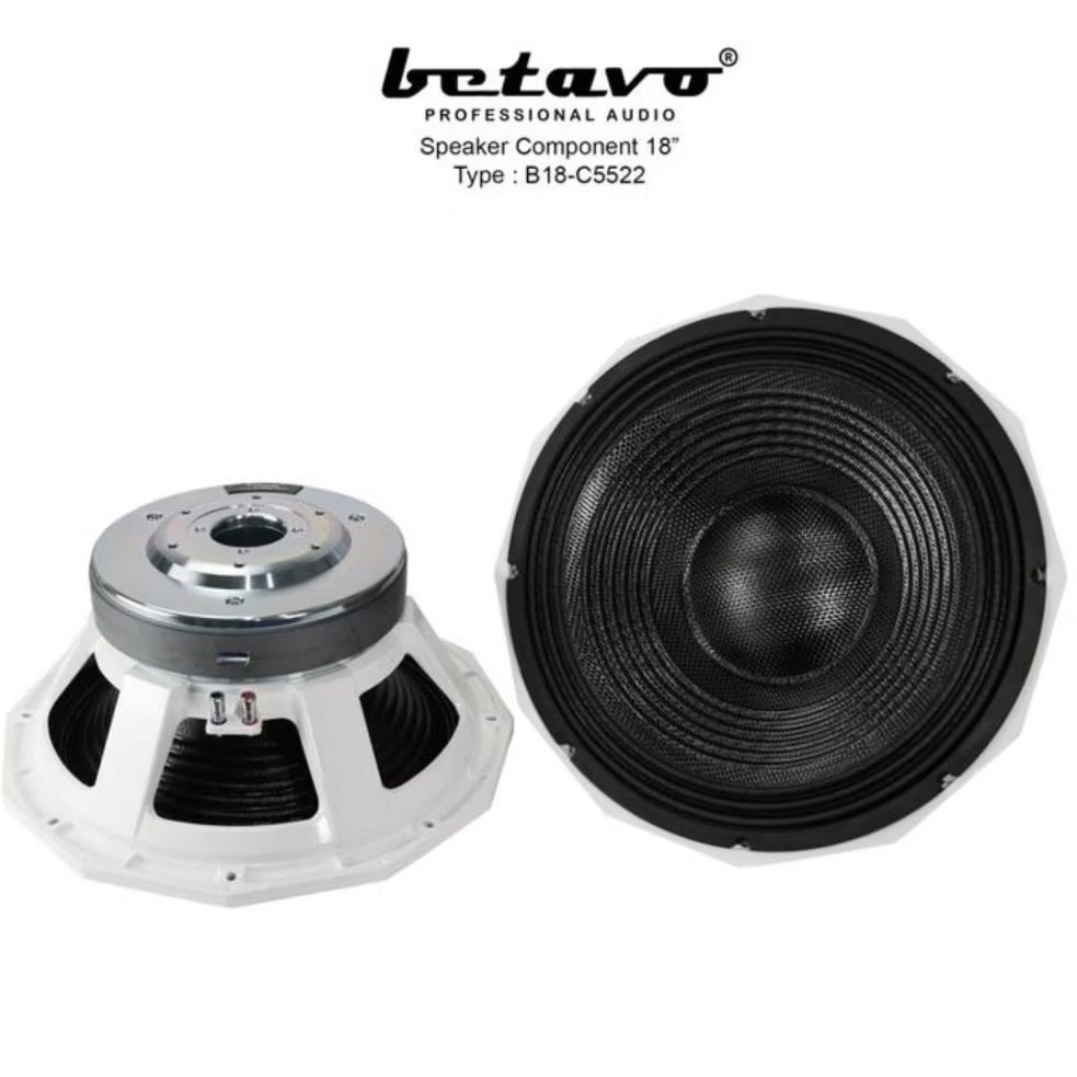 ​ Speaker komponen Betavo B18-C5522 White Series