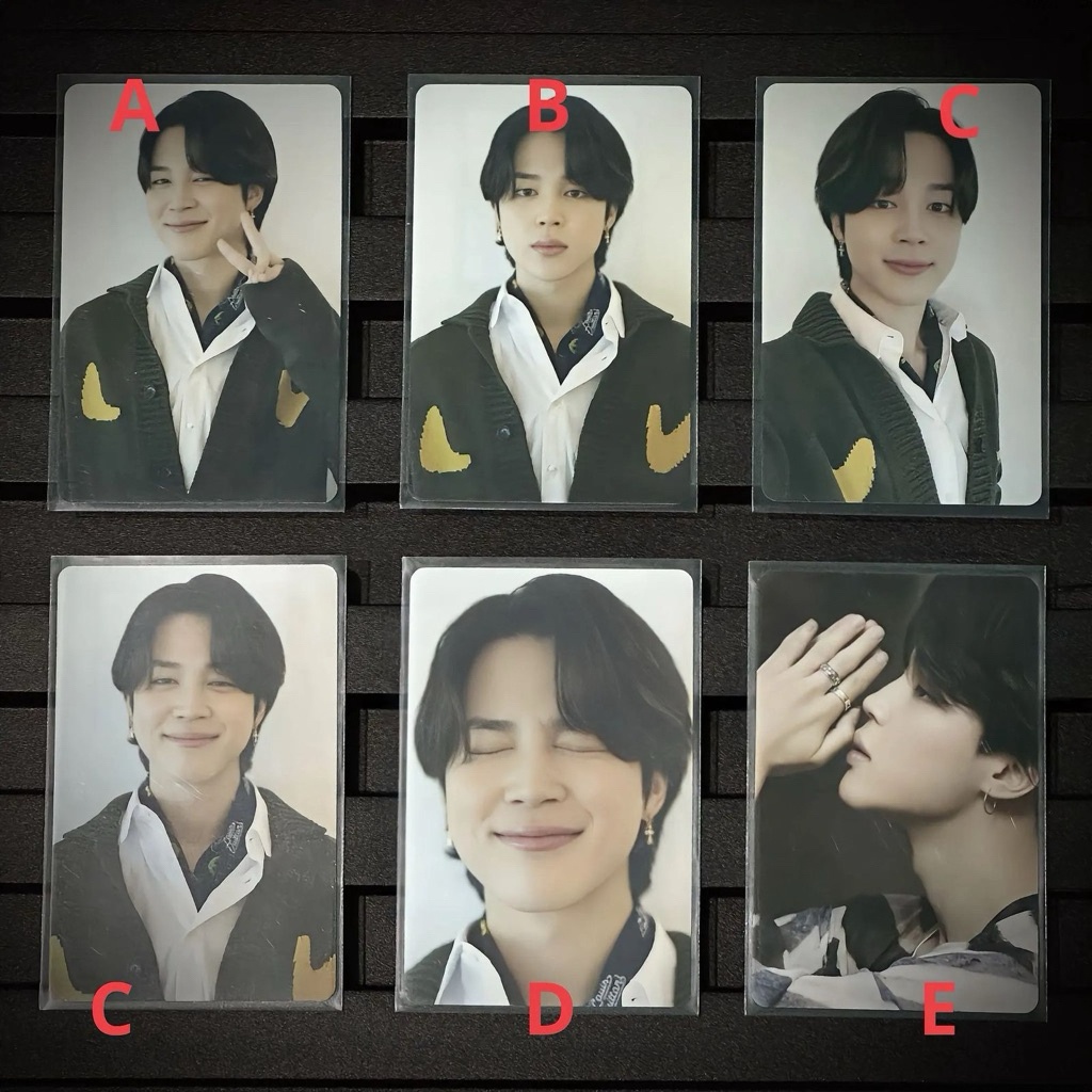 photocard jimin official dicon