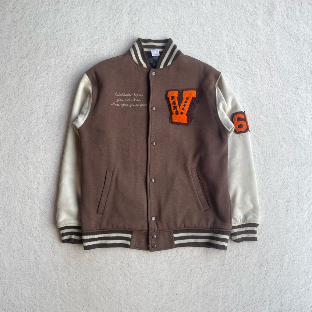 Jacket Vintage Varsity Vans brown