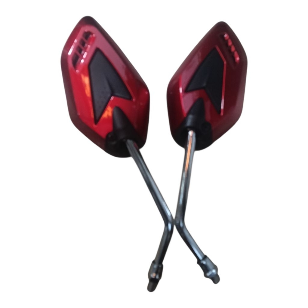 Spion Verano Kaca Spion Panah Afrika Variasi MERAH Universal Untuk Semua Motor Beat Vario Mio Supra 