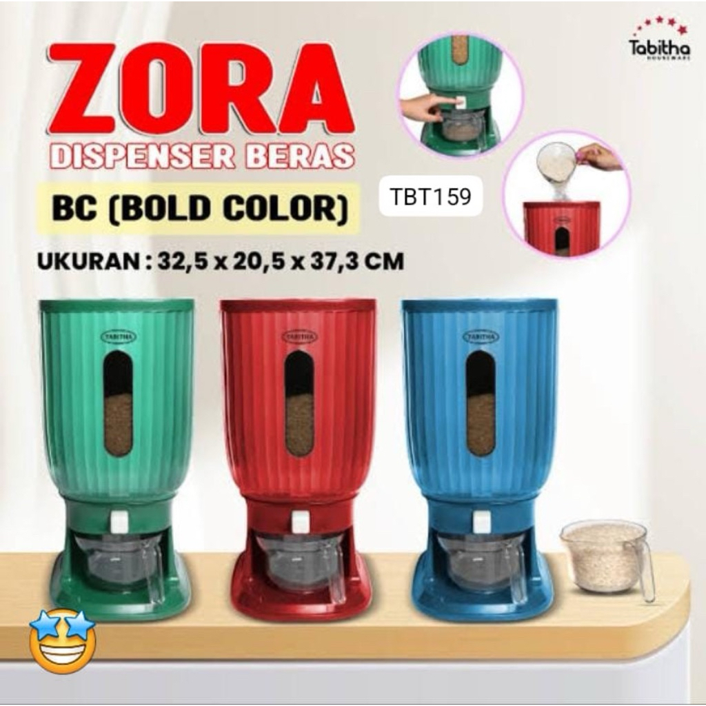 DISPENSER BERAS ZORA 10 liter