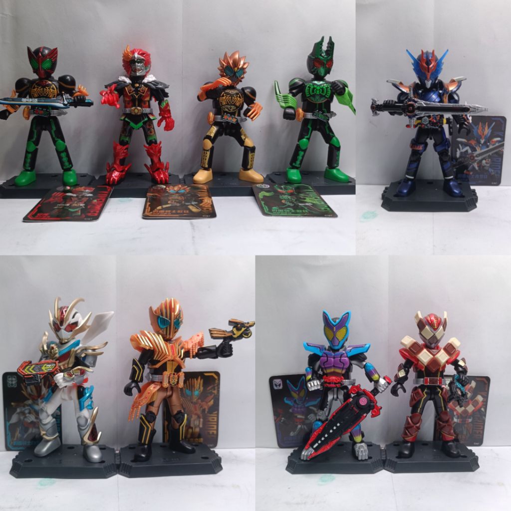 Blokees Kamen Rider Set Ooo oz Dragon gotchard legend gavv Valen