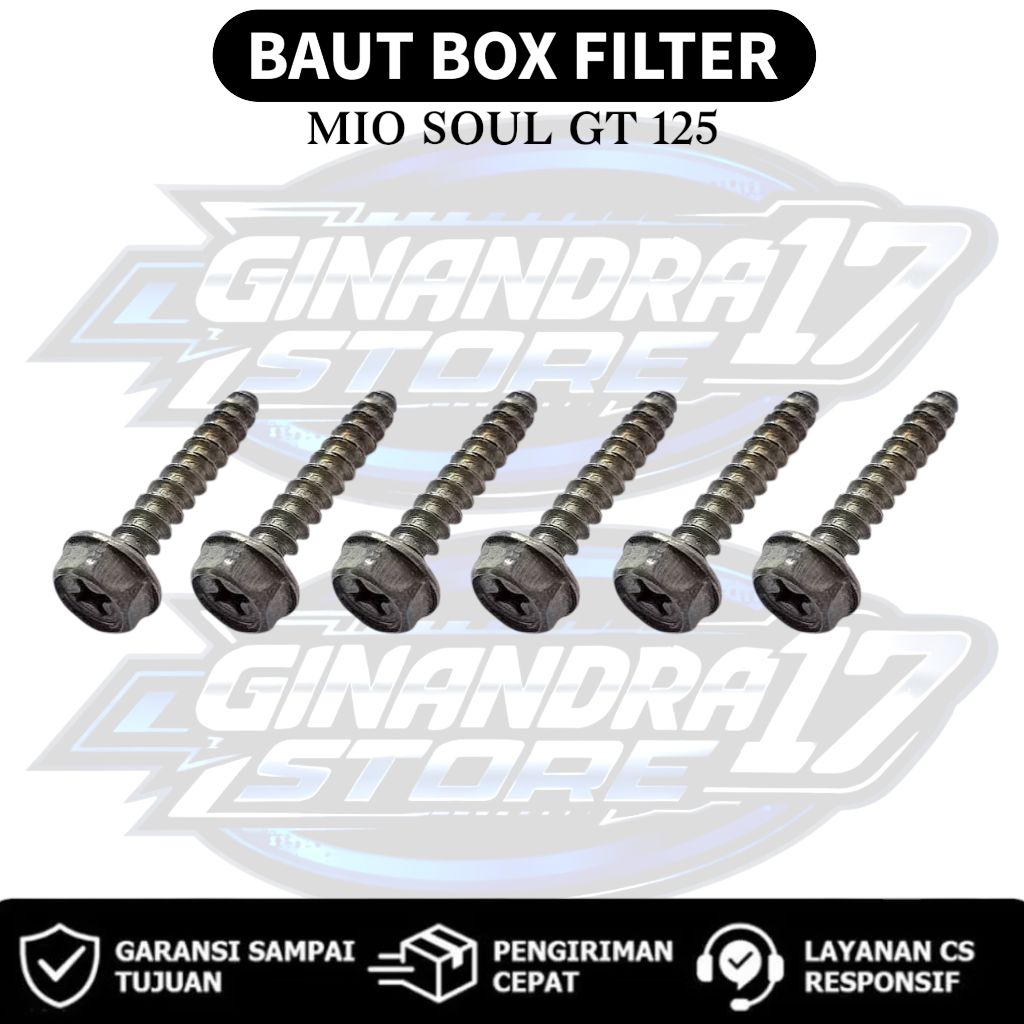 Baut Box Filter Yamaha Mio Soul GT 125 / Baut Box filter udara Motor Mio soul gt 125