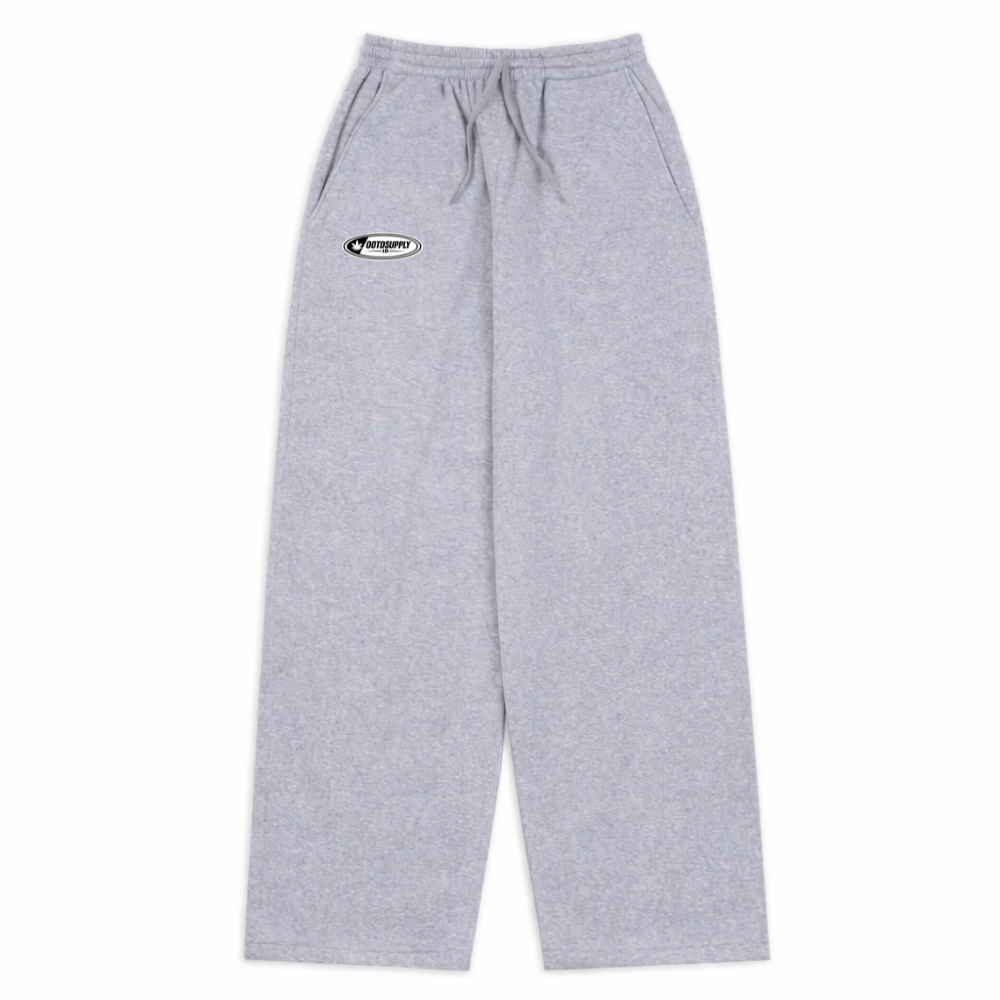 OOTDSUPPLY - Sweatpants Baggy Cotton Fleece