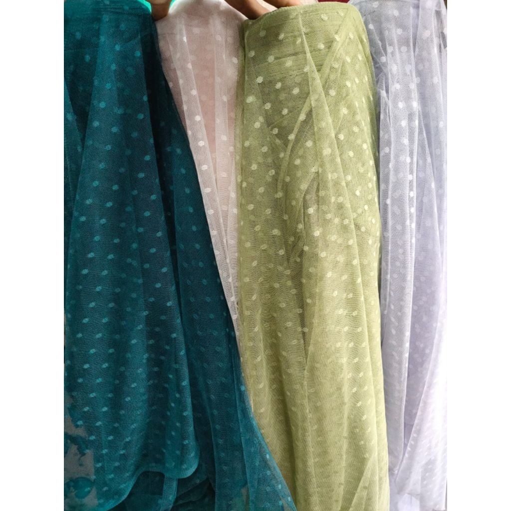 kain tile dot meteran - harga/0,5m  - kain tile dot timbul - kain tile dot premium