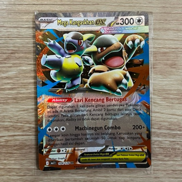 Pokemon Card Indonesia | Mega Kangaskhan Ex 104/126 RR