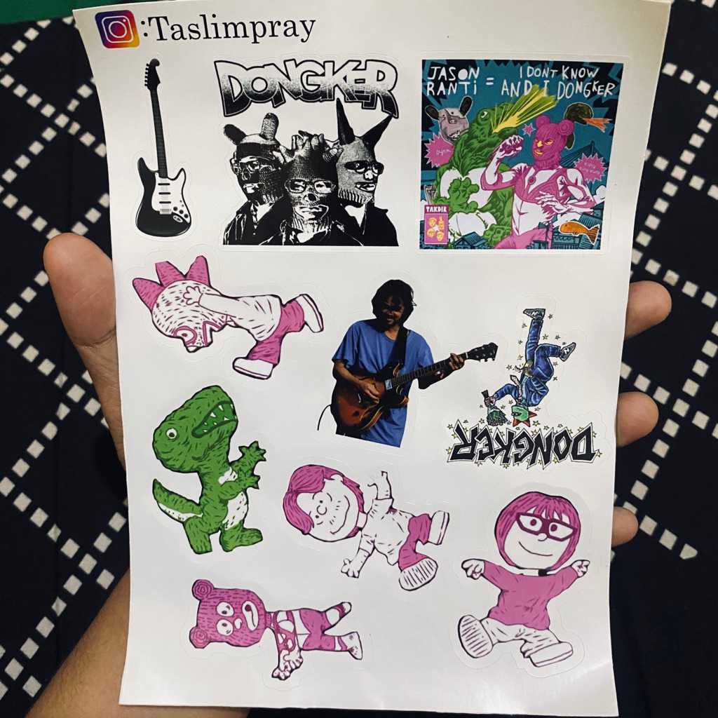 Stiker Dongker X Jason Ranti