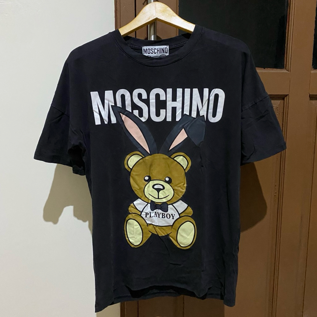 Moschino Playboy Bunny Big Logo T-shirt