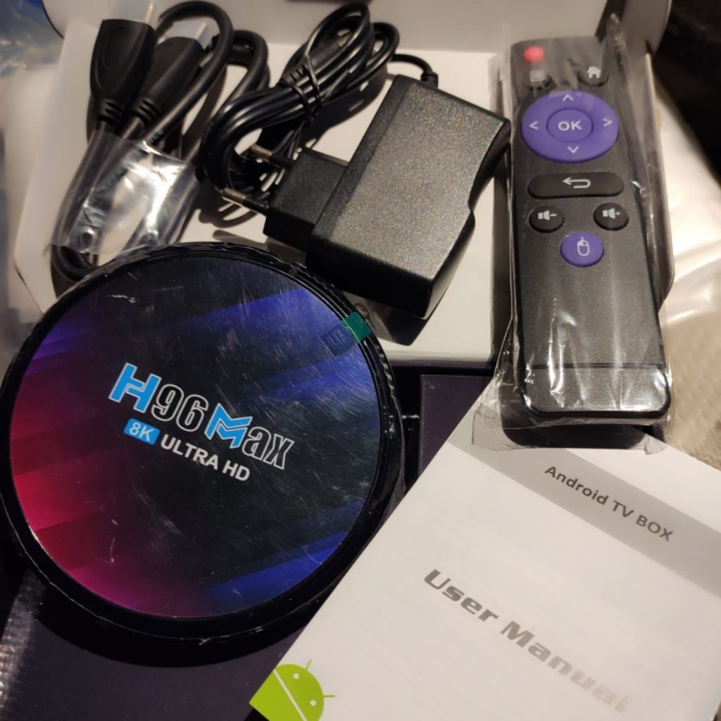 Android Smart TVBox H96 Max RK3528 Android13 8K UltraHD 4/64GB WiFi 6