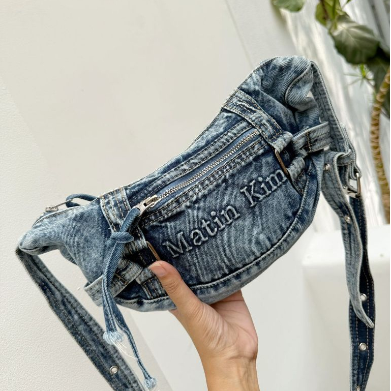 Matin Kim Denim Shoulder Bag | Tas Wanita