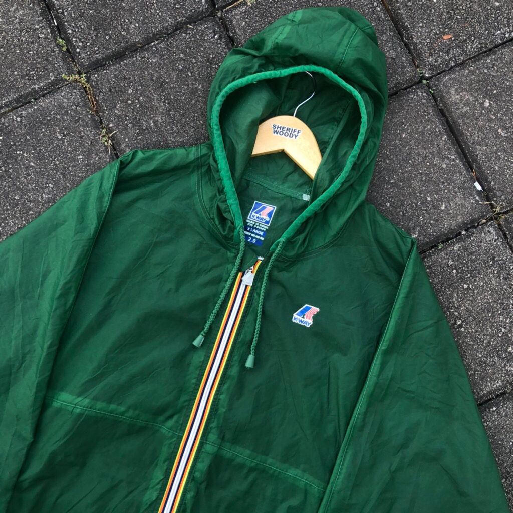jaket K-way preloved pocketable not arcteryx