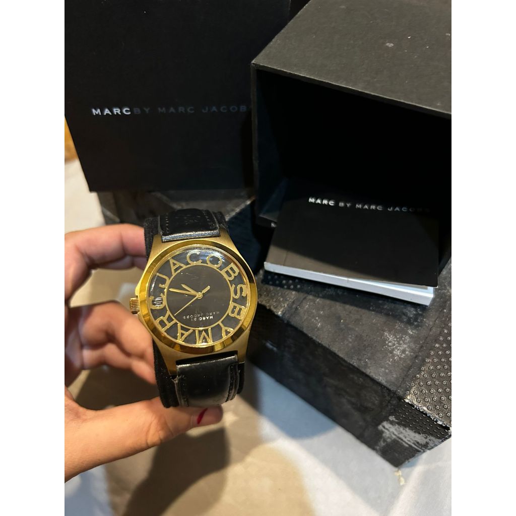 Jam tangan wanita Marc by Marc Jacobs Like New (Preloved) Henry Skeleton GHW