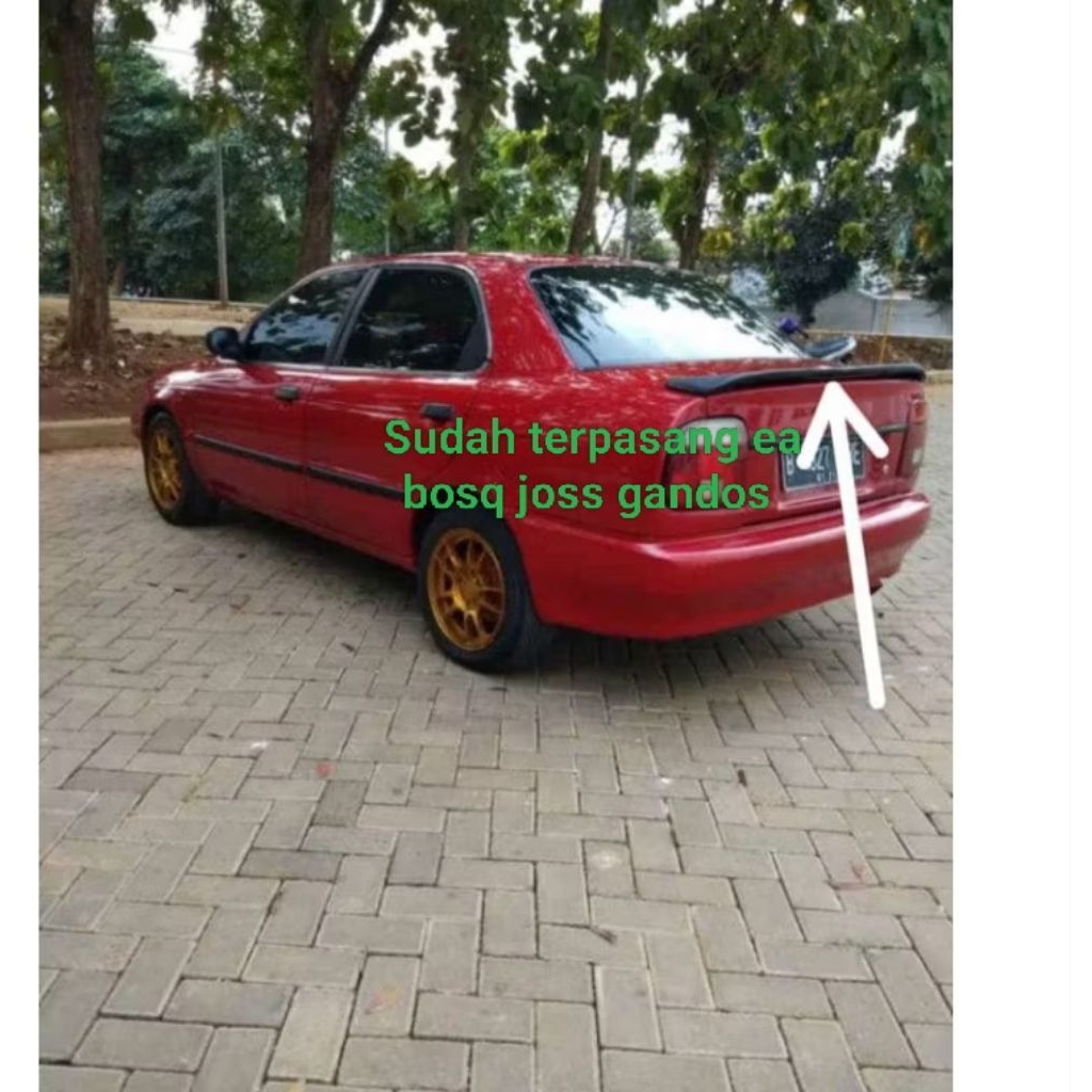Spoiler Sedan Baleno 97 dengan lampu