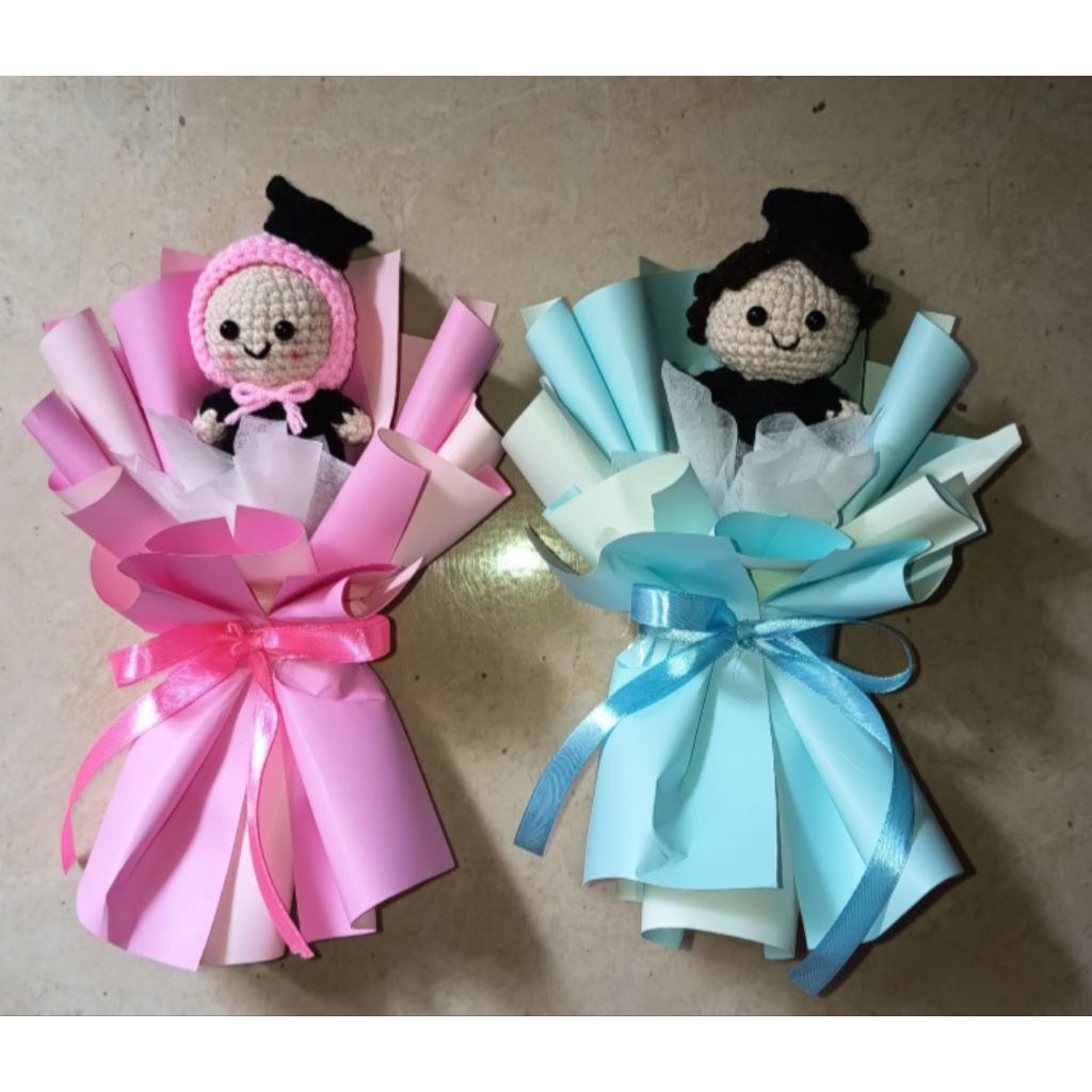 amigurumi cendramata wisuda