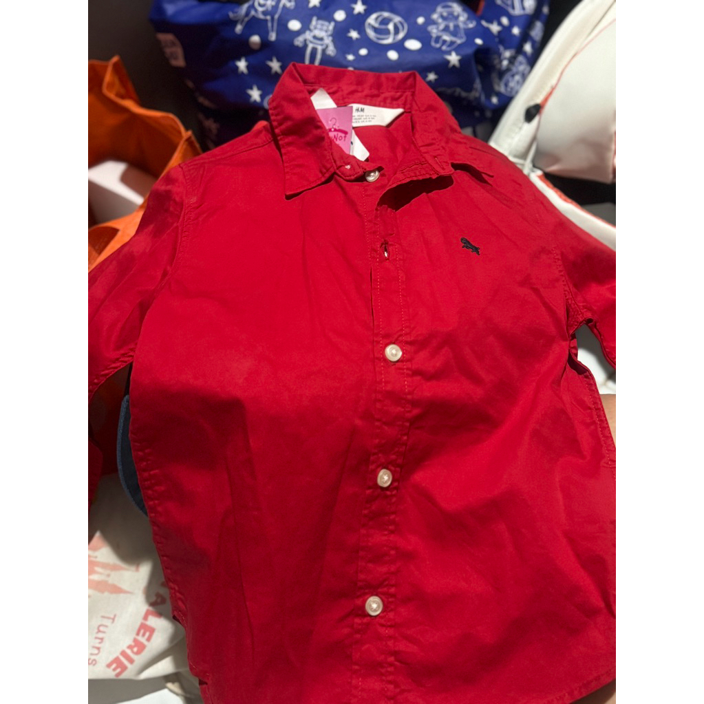 NEW KEMEJA ANAK LAKI-LAKI H&M