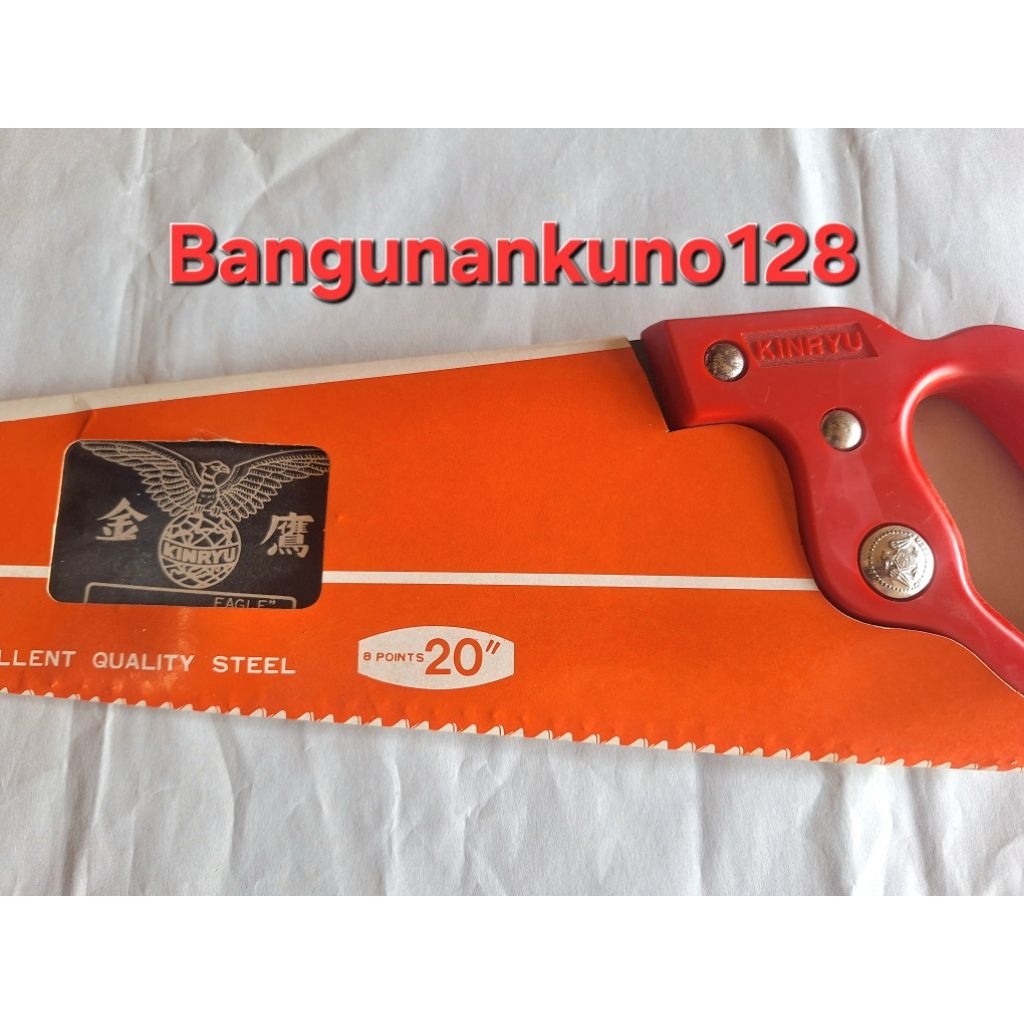 Gergaji Kayu Kinryu Jepang Panjang 20" (50 cm) Keluaran Lama / Lawas
