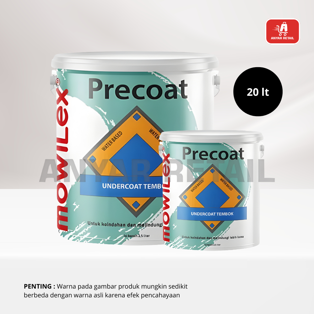 Mowilex Undercoat Alkali Resisting Primer 20 Ltr Cat Dasar Tembok Interior Exterior