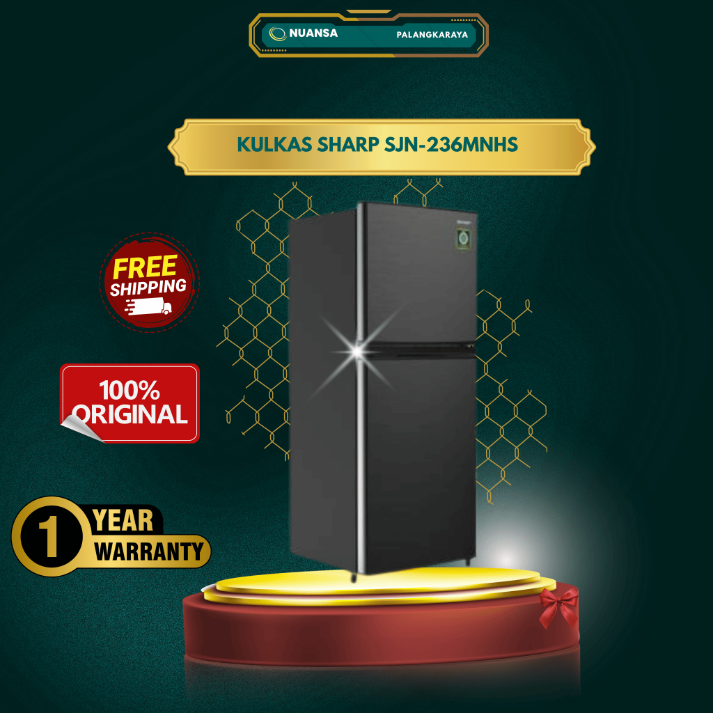 Kulkas Sharp SJ-236MNHS 205 Liter - Efisien, Praktis, Hemat Energi