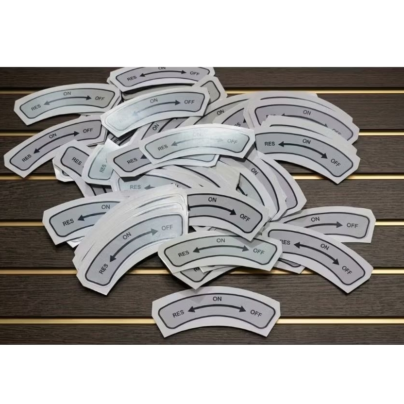 sticker stiker ON OFF tuas stik kran keran kran bensin Vespa PTS 100 Vespa super sprint vbb bajaj PX