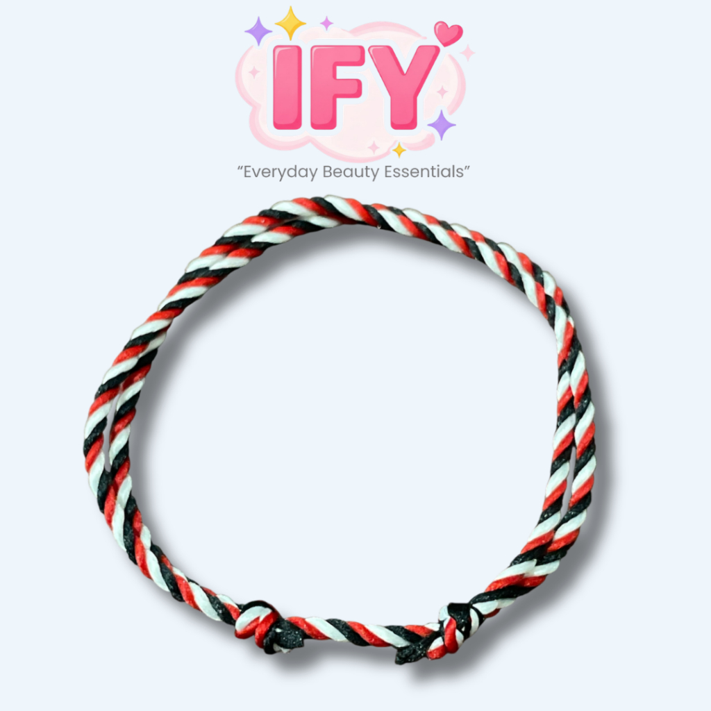 Aksesoris Fashion Gelang Tridatu Tali Wol Motif Serut 3 Warna Gelang Tangan Bali Vintage Elegant
