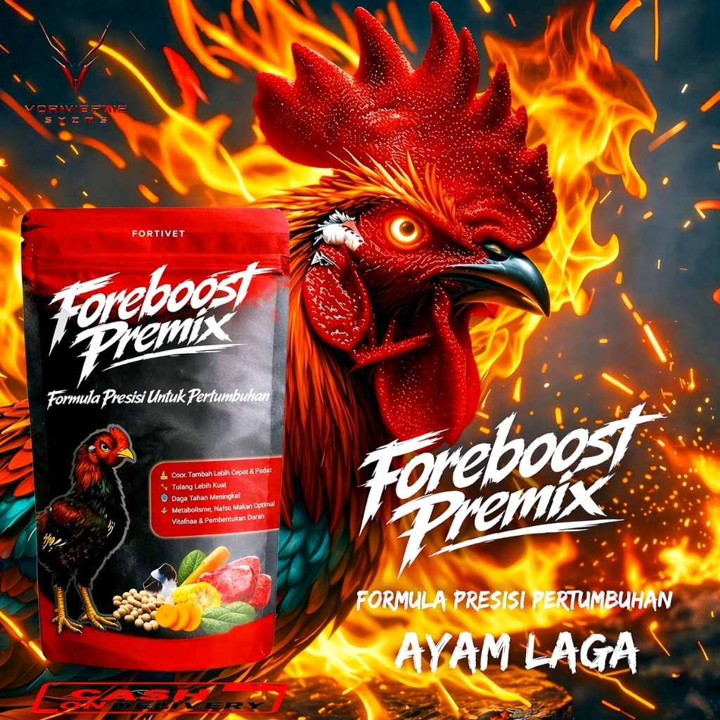 FOREBOOST PREMIX Formula Presisi Pertumbuhan, Mempercepat Pertumbuhan, Memperkuat Struktur Tulang, M