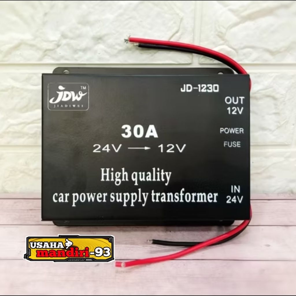 converter JDW 30A DC 24V ke DC 12V