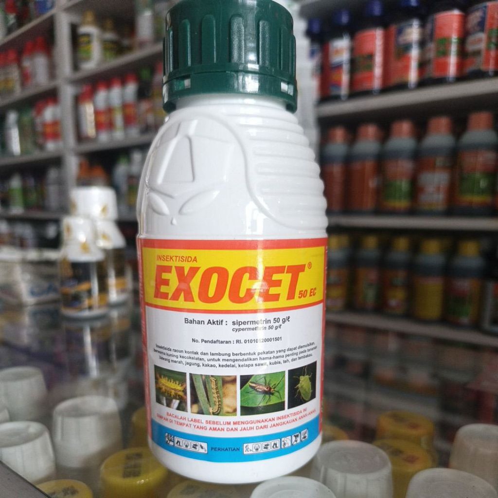 Insektisida EXOCET 50EC B.A Sipermetrin kemasan 400ml