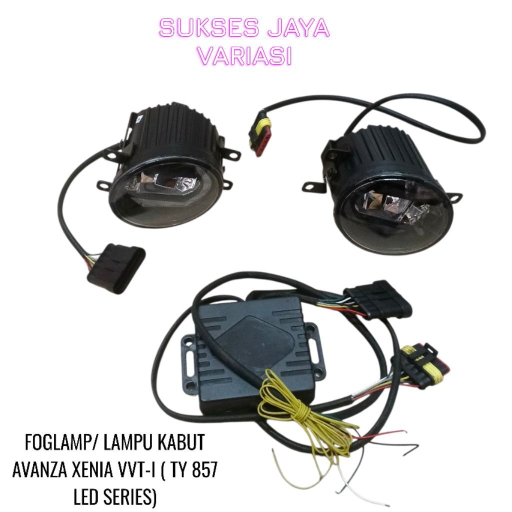 FOGLAMP LAMPU KABUT LED MOBIL AVANZA XENIA VVT-I TY 857 LED SERIES