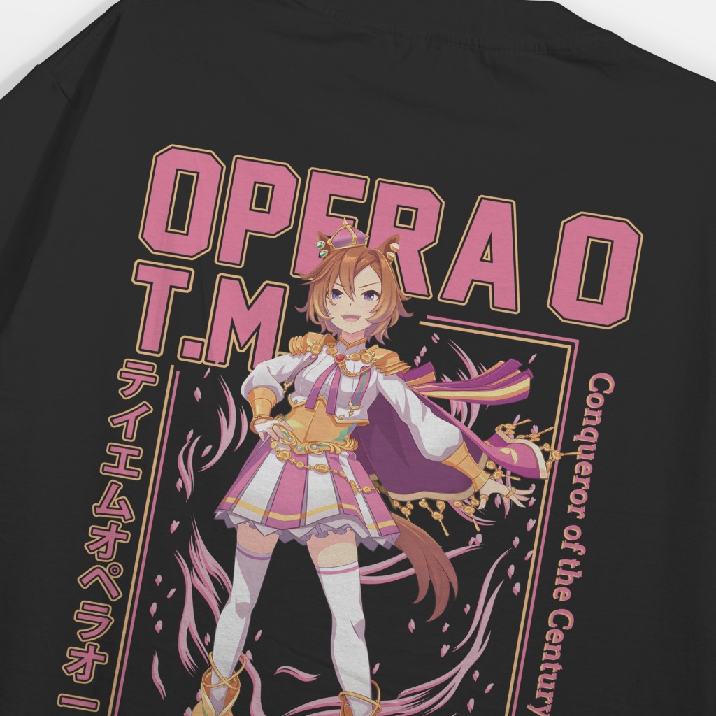Heavyweight TM. Opera. O Uma Musume Tshirt 230 GSM : Kaos TM. Opera. O Cotton 20s