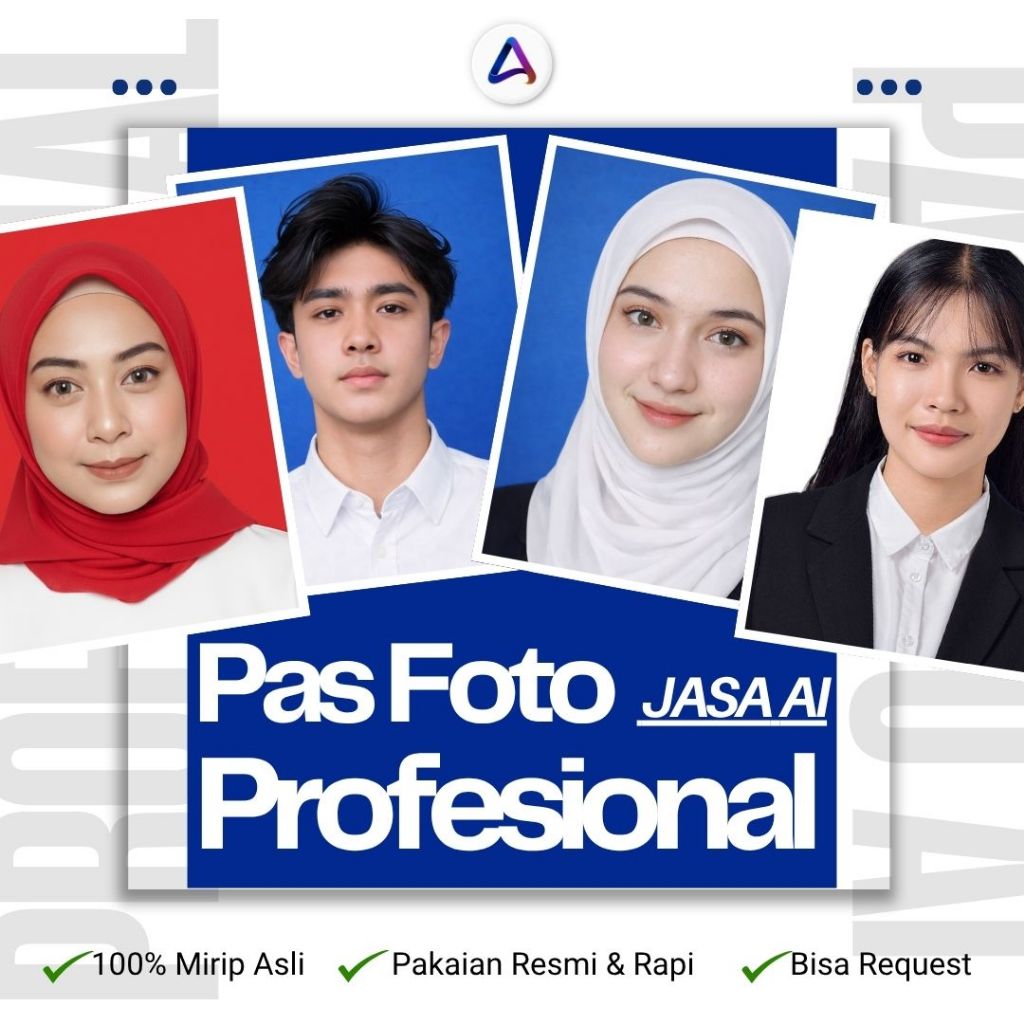 Edit Pas Foto | Foto Profesional Berbasis AI | Pas Foto