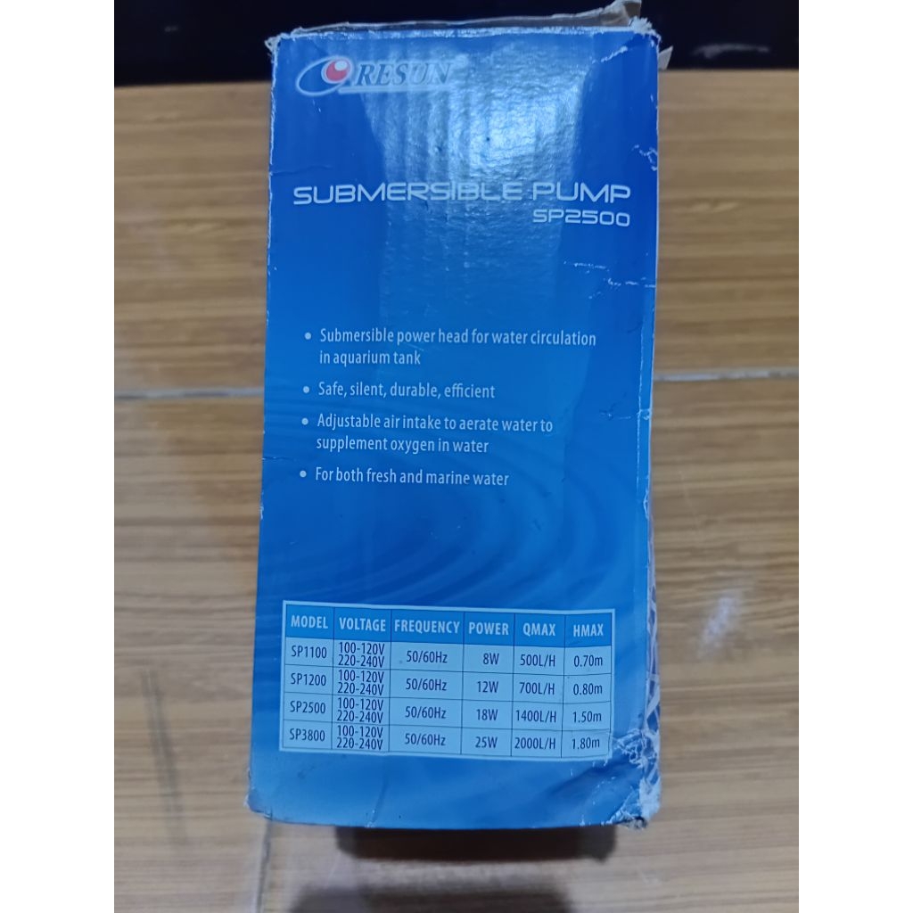 mesin pompa aquarium RESUN SP2500