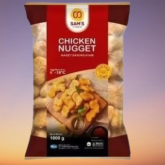 Sam's Choice Chicken Nugget 1Kg/Nugget Ayam 1kg