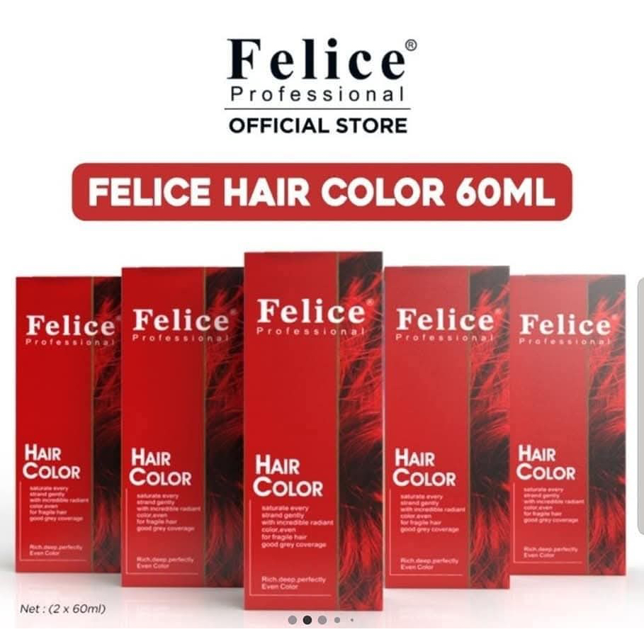 Felice Hair Color /Cat Rambut Felice Dus Merah ORIGINAL