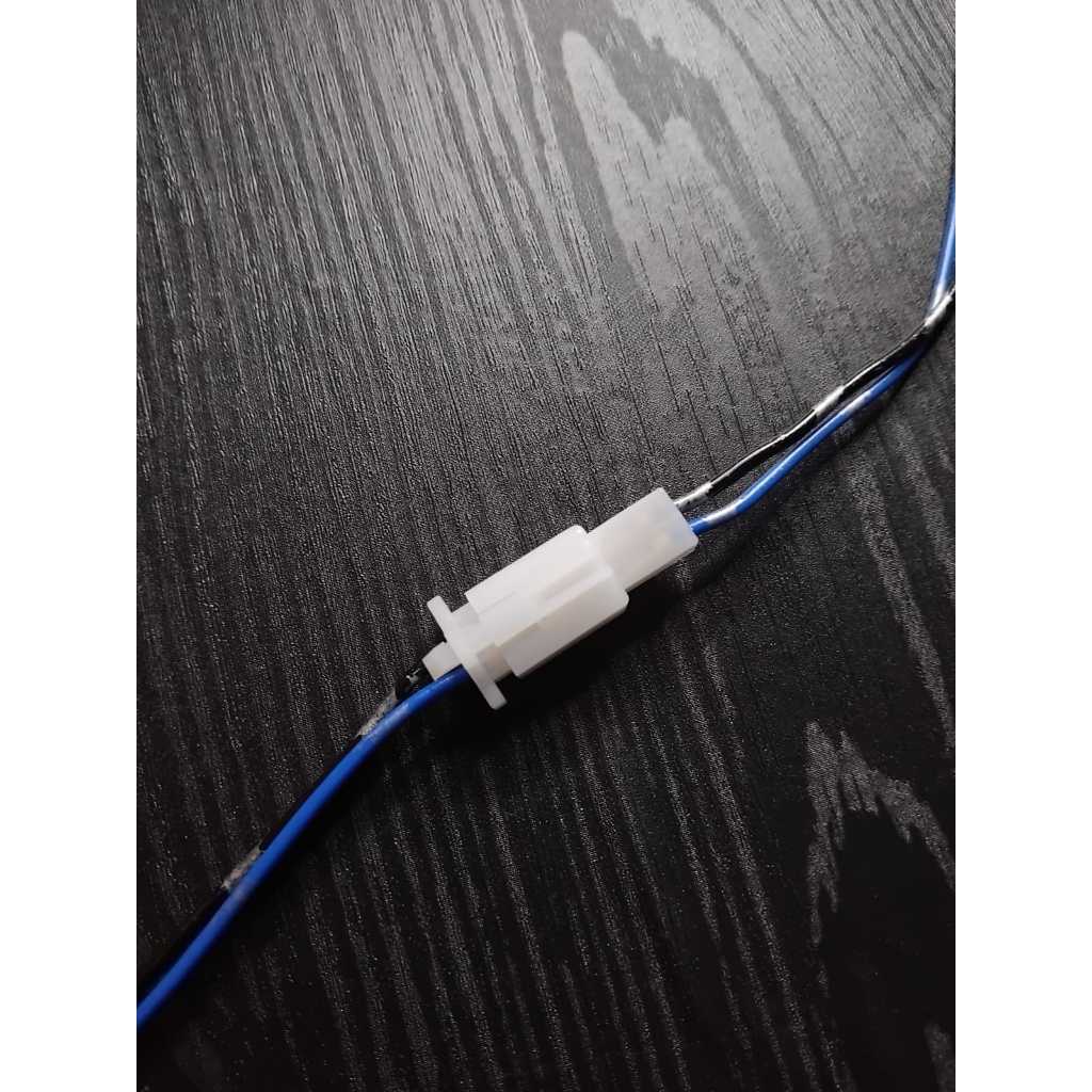 [1pcs] Soket Konektor Kecil 2 Pin Sepasang Soket Plus Kabel Motor