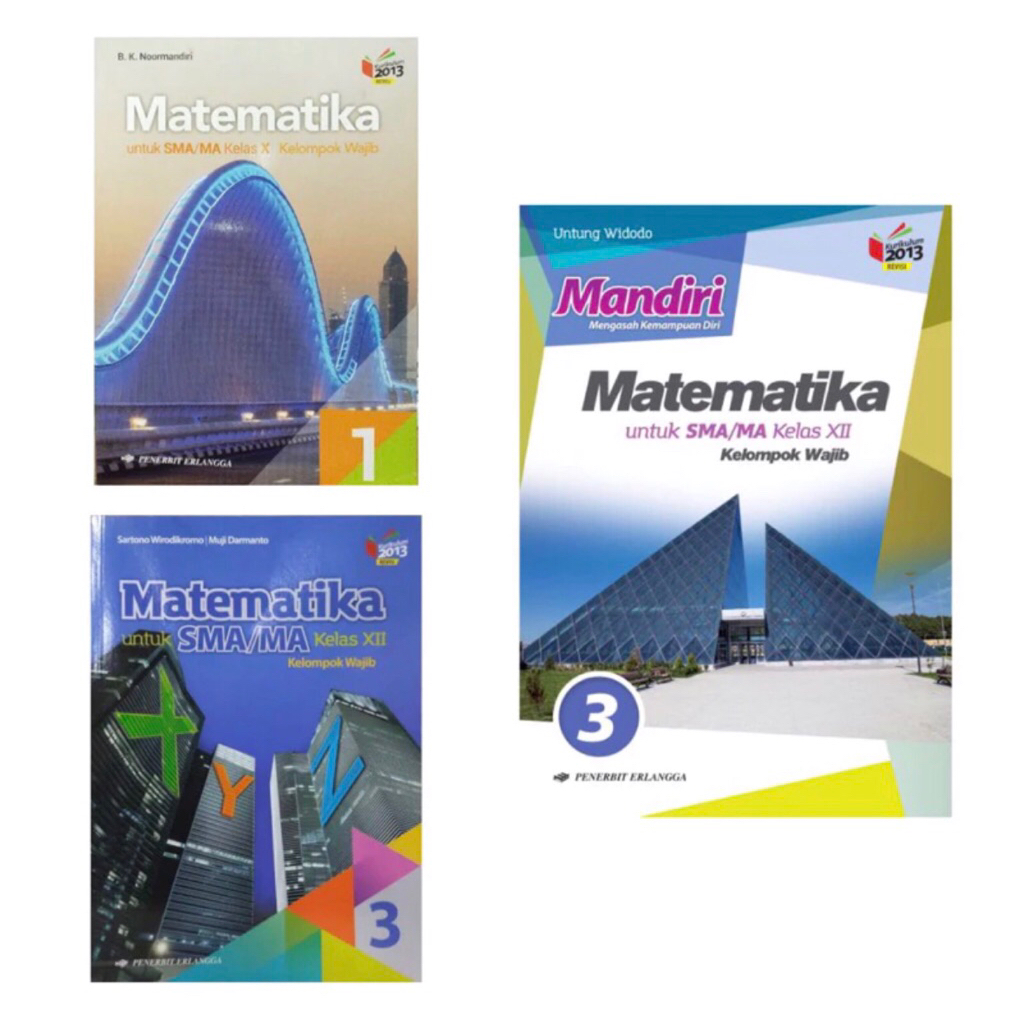 [PRE-LOVED] Buku Matematika Wajib Erlangga Kelas 10, Matematika Wajib Erlangga XYZ Kelas 12