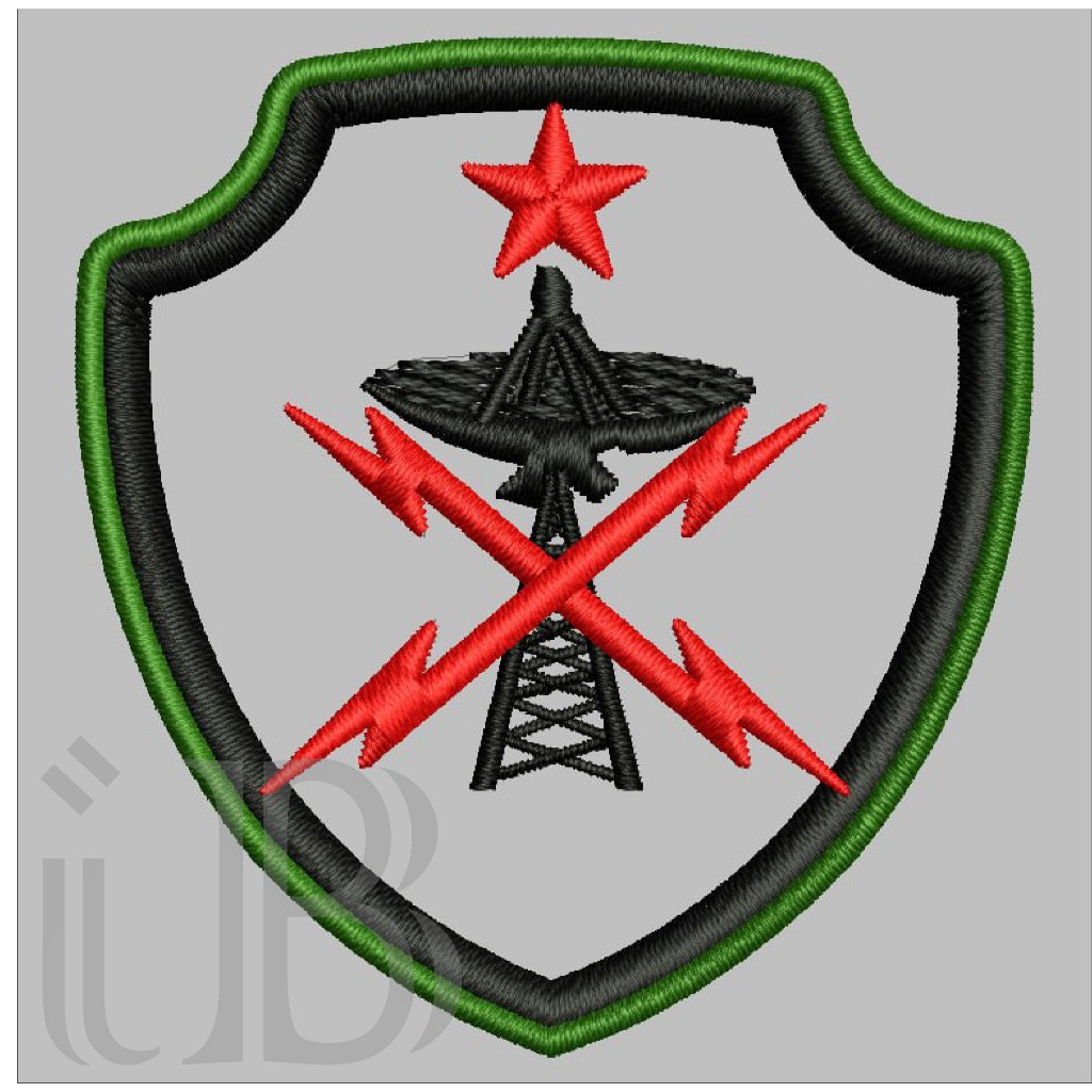 55 BREVET WING KOMUNKASI PDL TNI AD PERKERAS MIKA BORDIR EMBROIDERY GIB