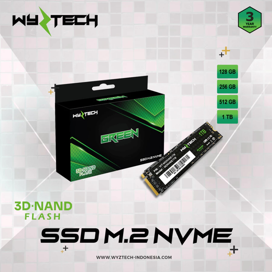 SSD M2 NVME / M.2 NVME / M2 NVME WYZTECH RESMI - SSD ONLY