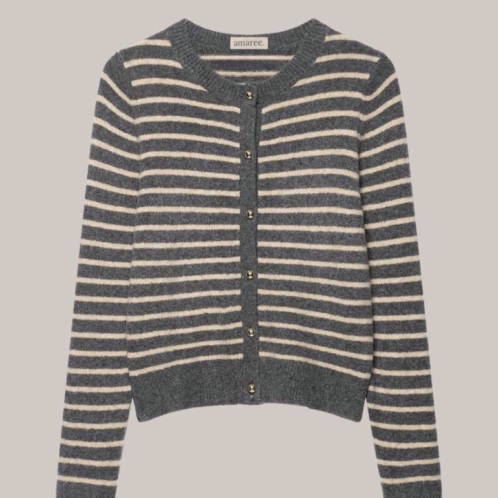 READY STOCK Sophie Stripe Cardigan / Cardigan wanita premium / Cardigan stripe premium / Stripe card