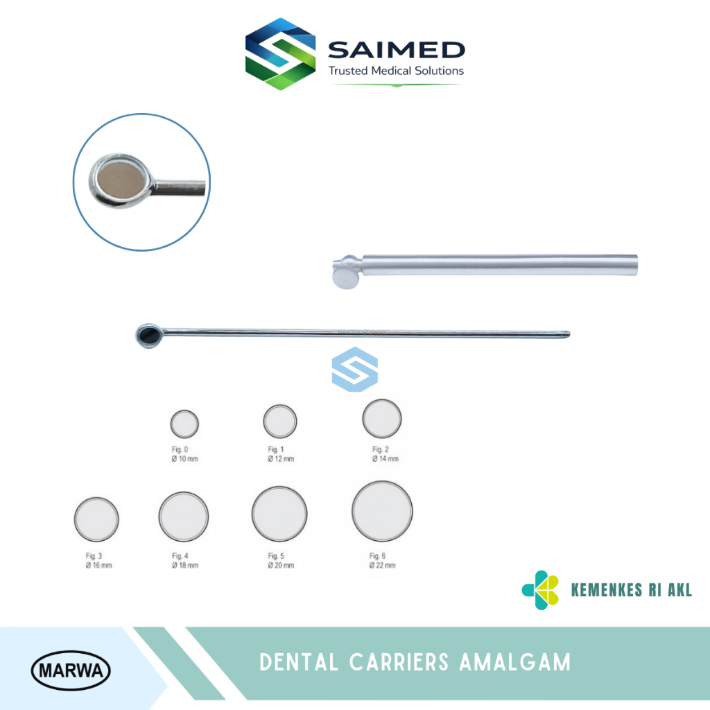 Laryngeal Mirror / Kaca Miror Laring Laryng Tenggorokan Mulut Kerongkongan