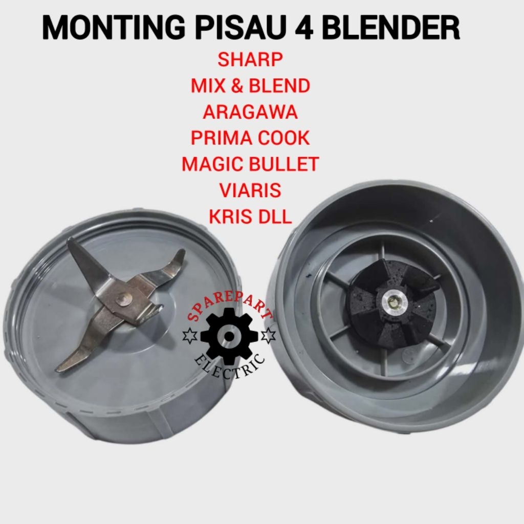 MOUNTING MANGKOK PISAU BLENDER SHARP BLAZTER / MIX N BLEND / VIARIS DLL