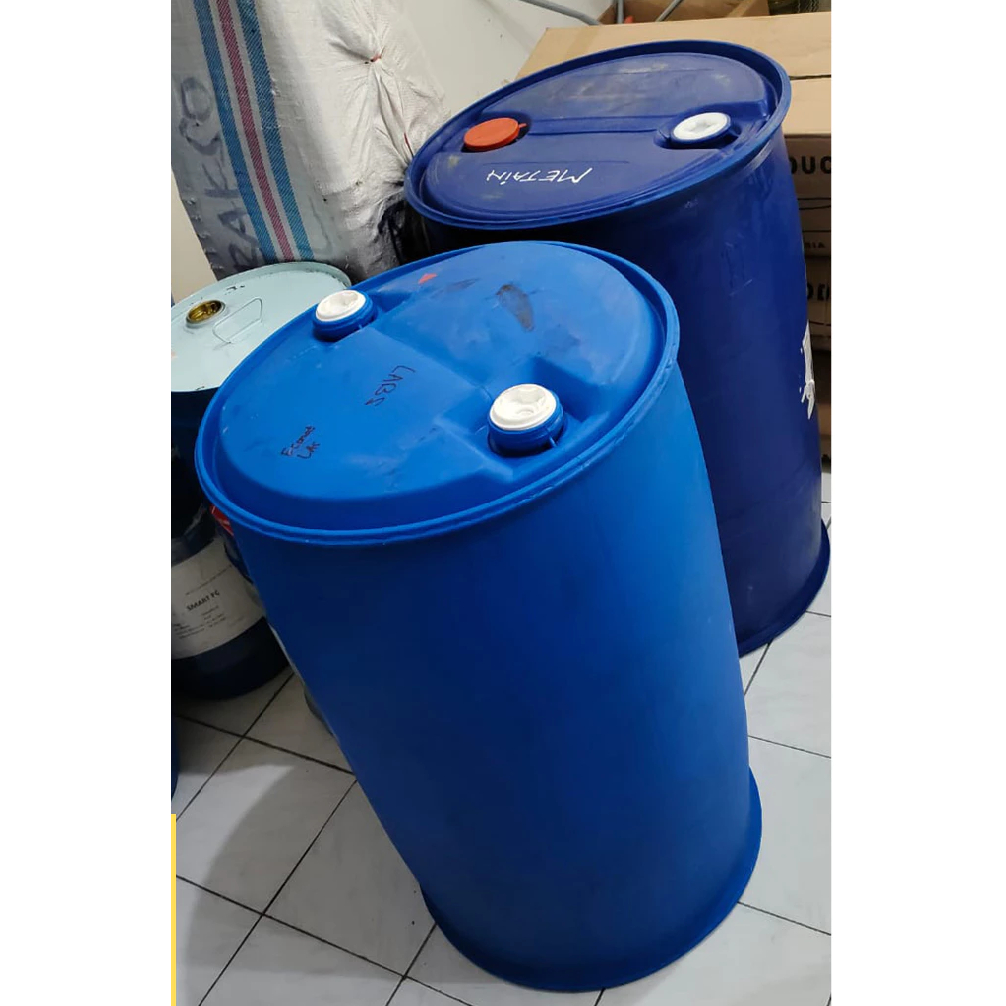 Drum Plastik Bekas Jumbo 200L Drum Tong Plastik Tebal Tong Tempat Sampah Jumbo