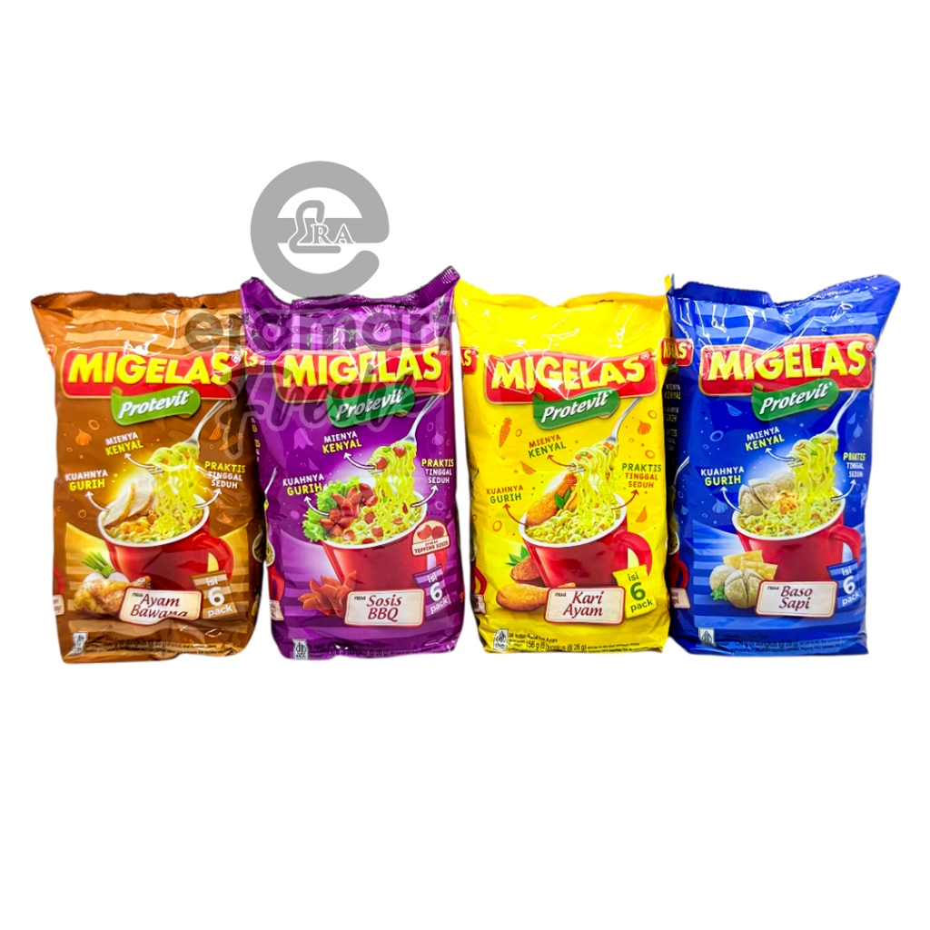 MIE GELAS ISI 6 PCS  ALL VARIANT / ERAMART