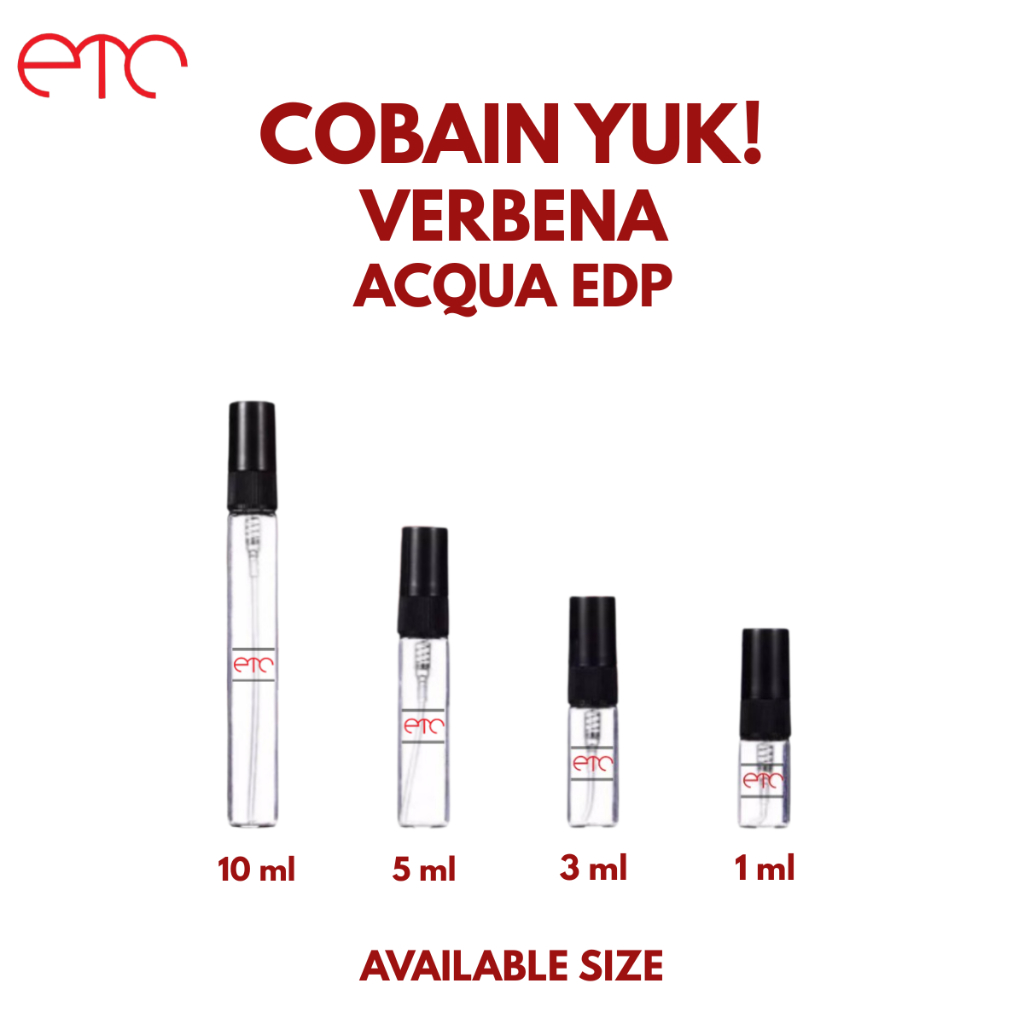 DECANT Parfum Verbena Acqua EDP for Men