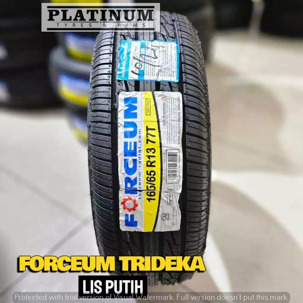 BAN MOBIL FORCEUM TRIDEKA WLW 165 65 R13 II JUAL BAN MOBIL 165/65 R13 FORCEUM TRIDEKA WLW