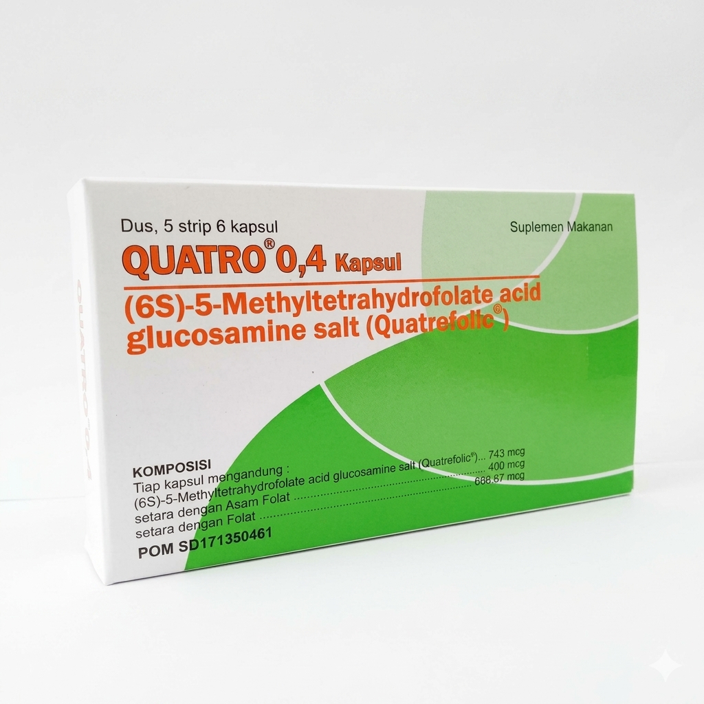 QUATRO 0.4MG ISI 6 TABLET