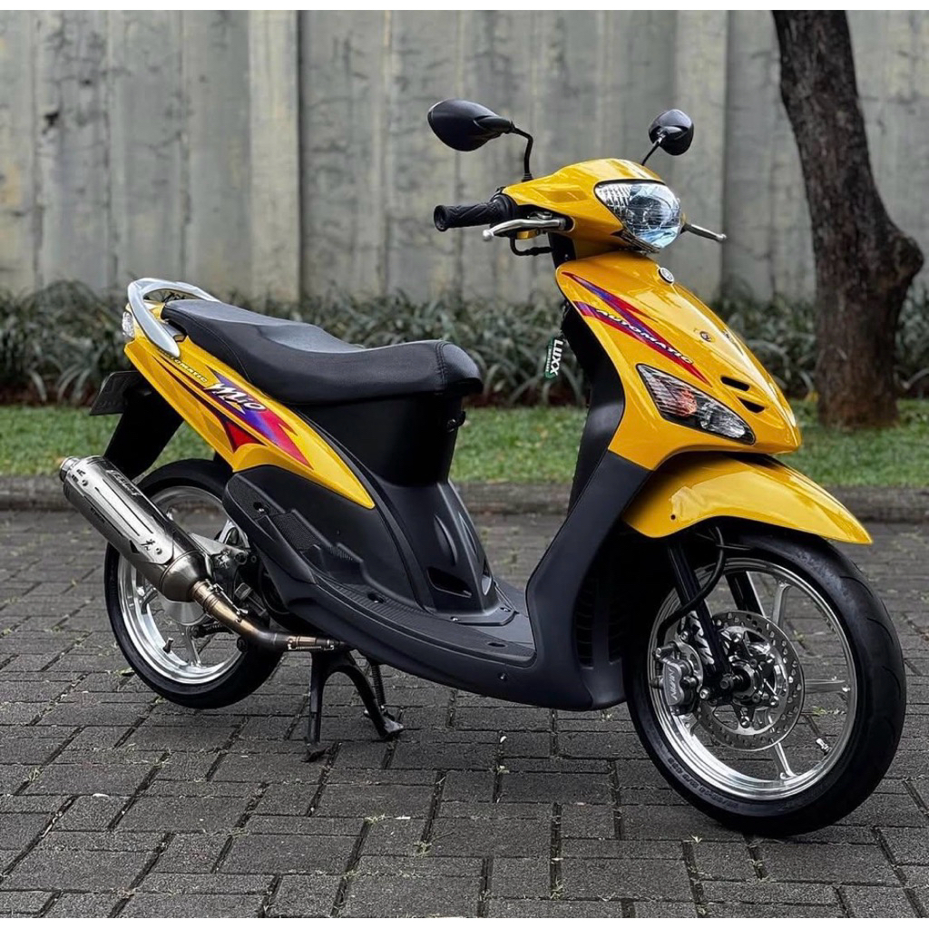 Striping lis sticker standar ORI yamaha mio sporty 2004 kuning stiker mio kuning 2004