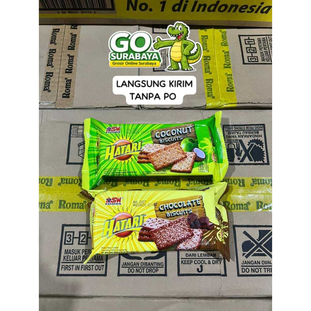 biskuit hatari 90 gram 1 dus isi 40 pcs