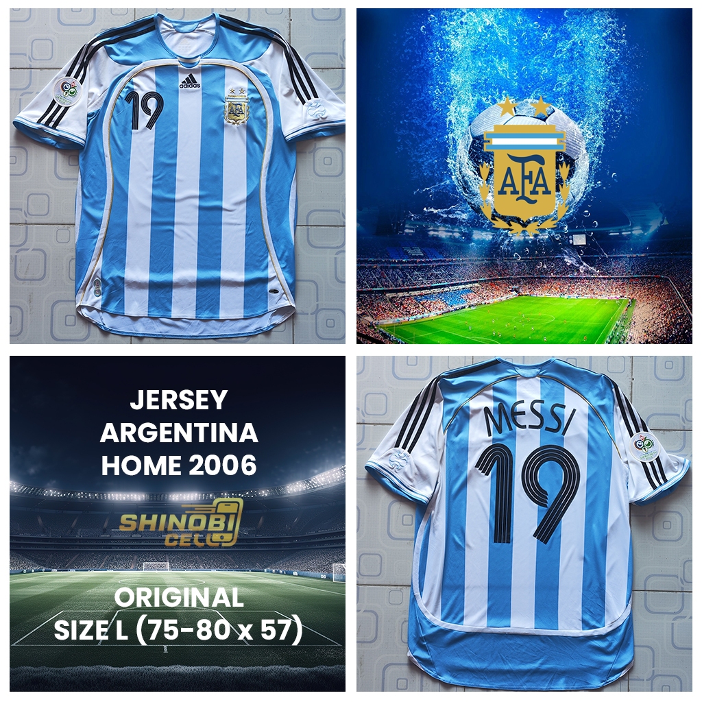Jersey Argentina Home 2006 MESSI #19 Size L