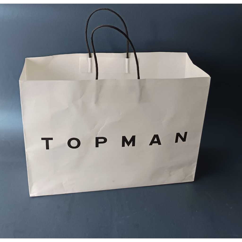 Paperbag TOPMAN putih original store
