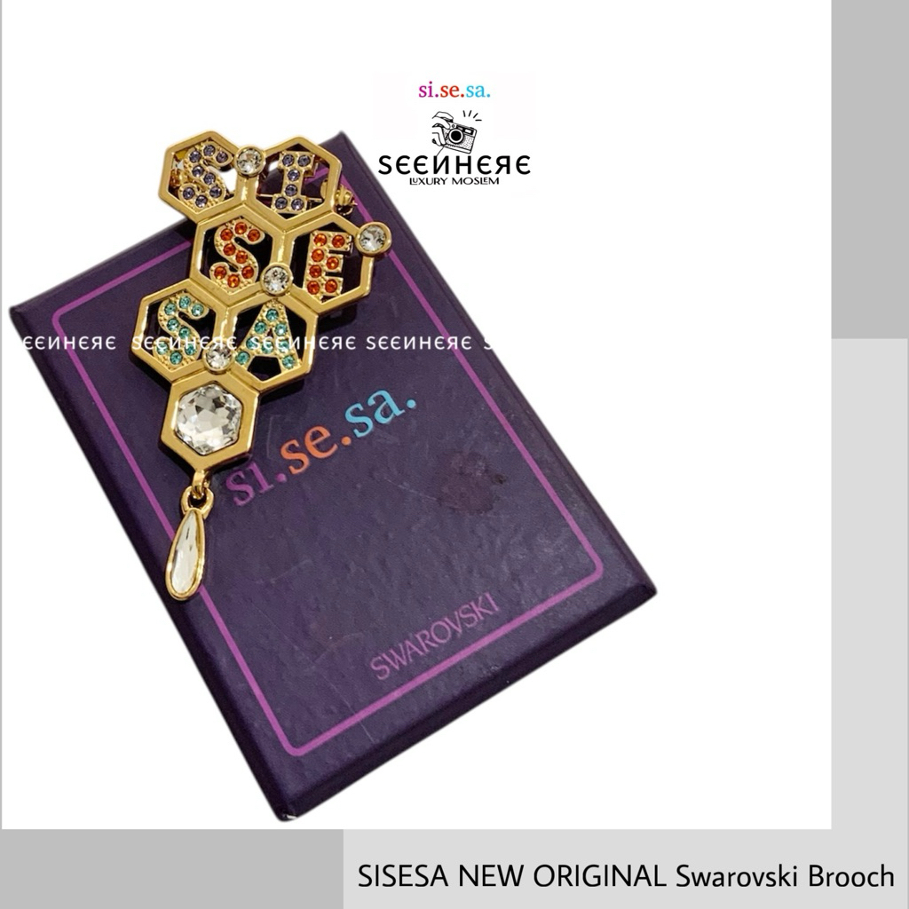 SISESA NEW ORIGINAL Swarovski Brooch